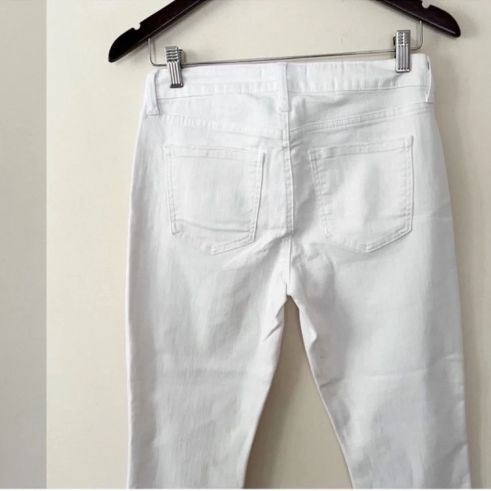 Pistola Jennifer Oslo White High Waisted Jeans P6822FTN Size 27 Distressed